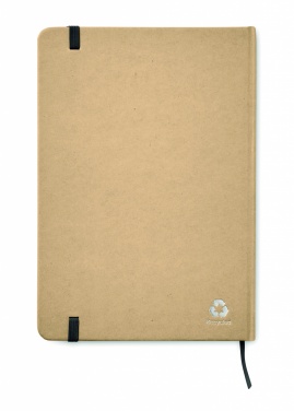 Logotrade promotional product picture of: A5 recycled notebook 80 lined