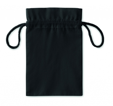 Logo trade promotional giveaways picture of: Small Cotton draw cord bag