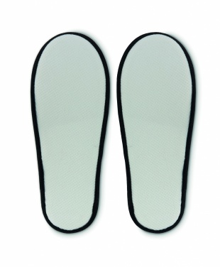 Logo trade promotional gifts image of: Pair of slippers in pouch