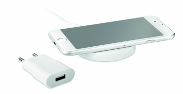 Logo trade advertising products image of: Wireless charger travel set