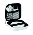 Wireless charger travel set, White