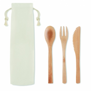 Logotrade promotional gift image of: Bamboo cutlery set