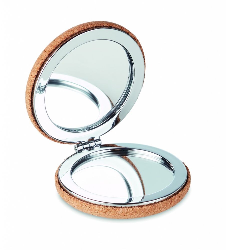 Logotrade promotional merchandise image of: Pocket mirror with cork cover