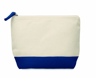 Logo trade business gift photo of: Bicolour cotton cosmetic bag