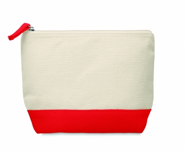 Logotrade promotional product image of: Bicolour cotton cosmetic bag