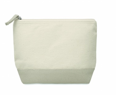 Logotrade business gift image of: Bicolour cotton cosmetic bag