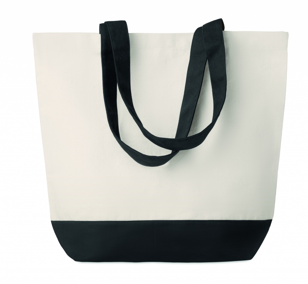 Logo trade corporate gift photo of: Canvas beach bag 280gr/m2