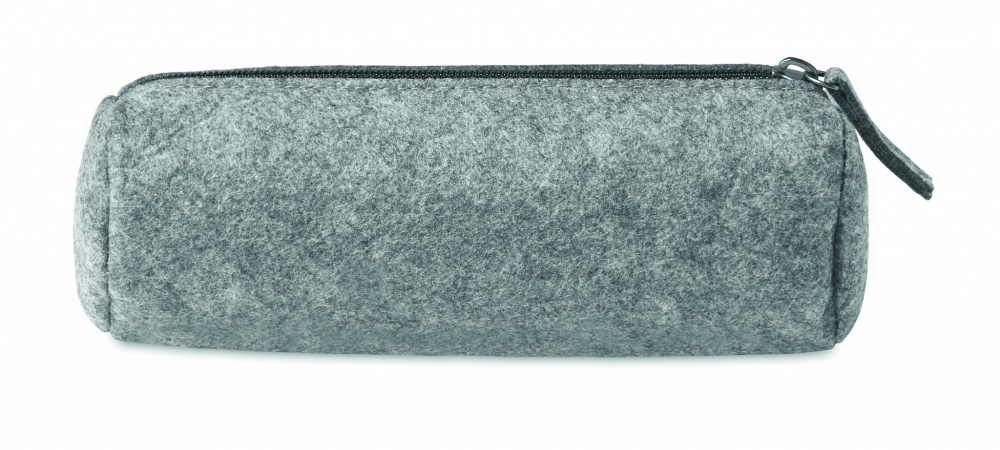 Logo trade promotional gifts picture of: Felt zippered pencil case