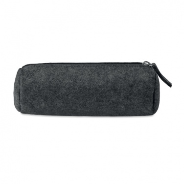 Logo trade promotional giveaways image of: Felt zippered pencil case