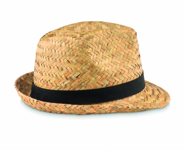 Logo trade business gift photo of: Natural straw hat