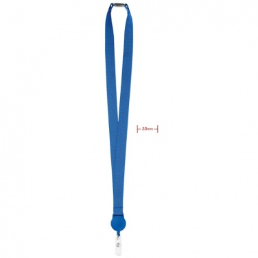 Logo trade promotional merchandise picture of: Lanyard retractable clip