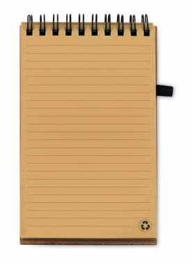 Logotrade promotional merchandise photo of: A6 Cork notepad with pen