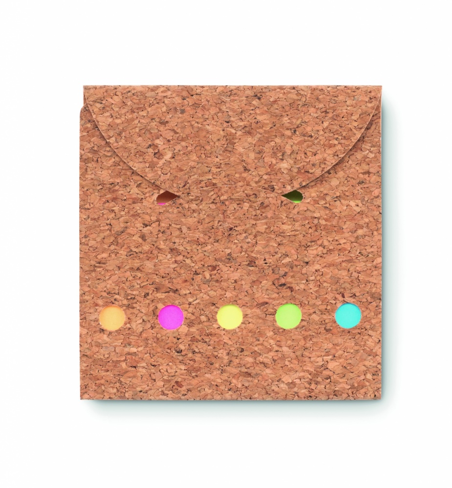 Logotrade business gift image of: Cork sticky note memo pad