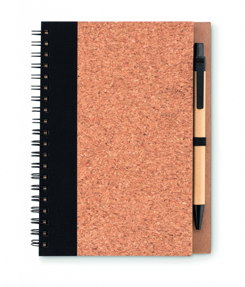 Logotrade promotional gift image of: Cork notebook with pen