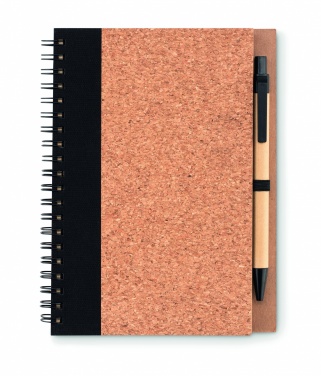 Logotrade business gift image of: Cork notebook with pen