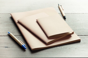 Logo trade promotional merchandise picture of: A6 recycled notebook 80 plain