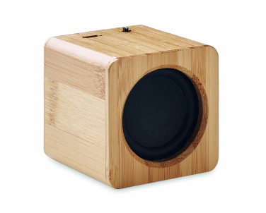 Logotrade business gifts photo of: Bamboo wireless speaker