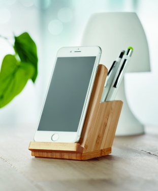 Logo trade advertising product photo of: Wireless charger pen holder 5W BAICOI