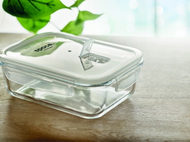 Logo trade promotional products image of: Glass lunchbox & PP lid 900ml