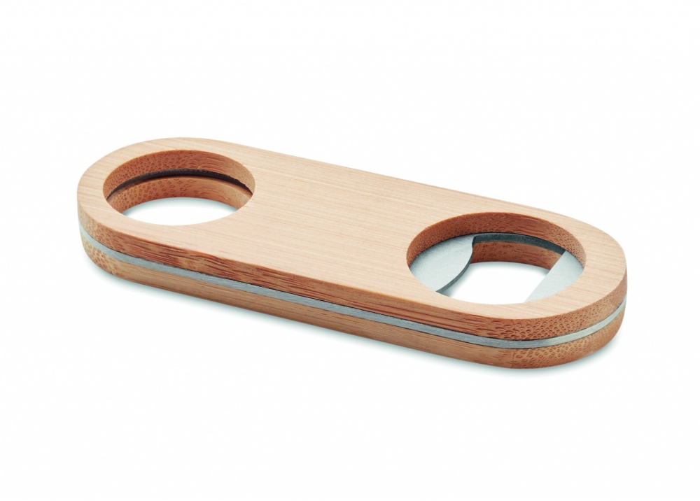 Logotrade corporate gifts photo of: Oval Bamboo bottle opener VALBAMPER