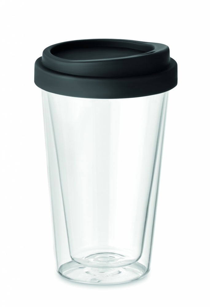 Logo trade promotional merchandise image of: High borosilicate glass 350ml