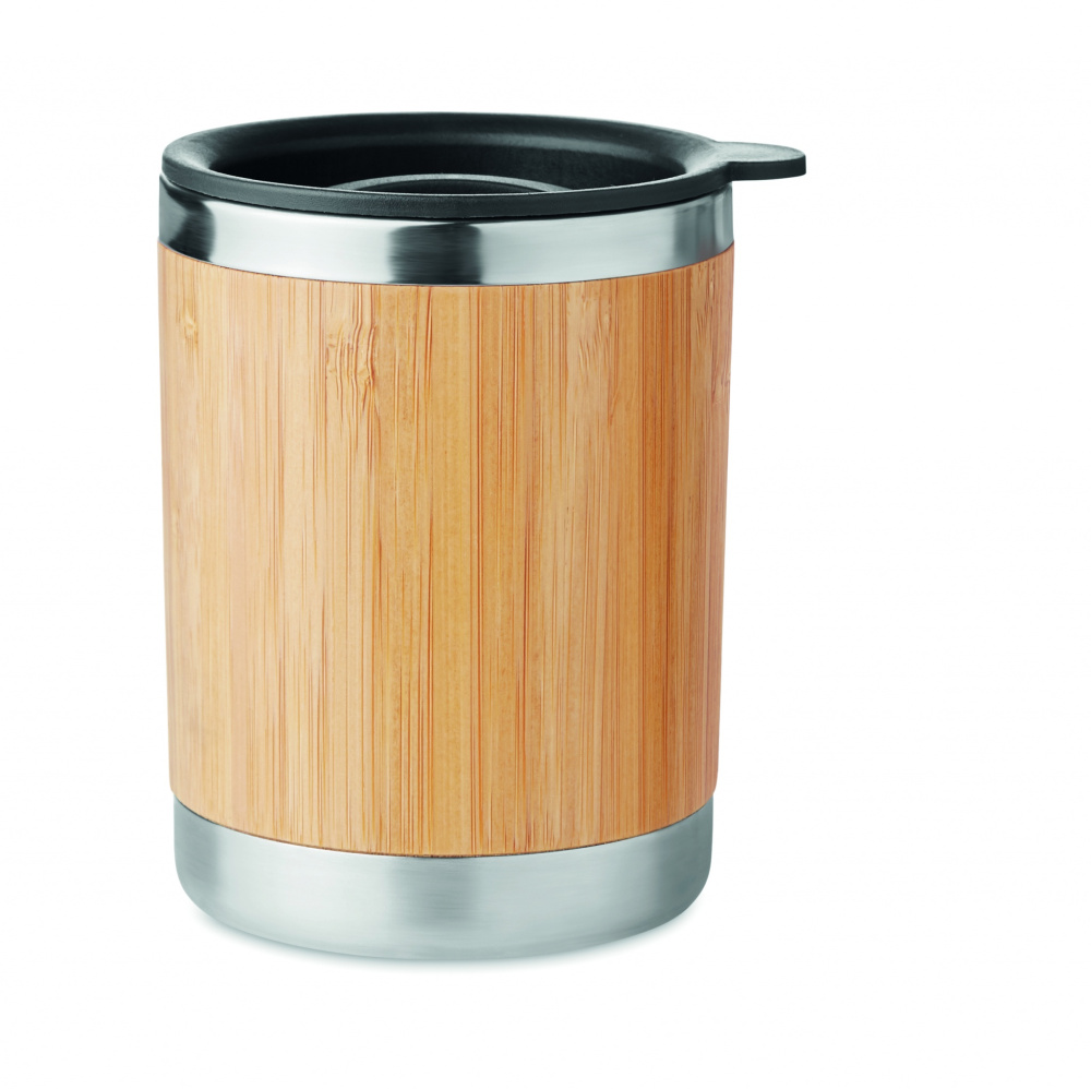 Logotrade promotional merchandise photo of: Tumbler in bamboo cover 250ml