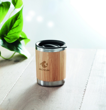 Logotrade promotional products photo of: Tumbler in bamboo cover 250ml