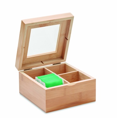 Logotrade corporate gift image of: Bamboo tea box