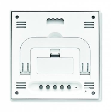 Logo trade promotional giveaways picture of: Weather station bamboo front TURKU