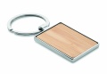 Rectangular key ring bamboo, Wood