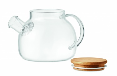 Logo trade promotional gifts image of: Teapot borosilicate glass 850ml