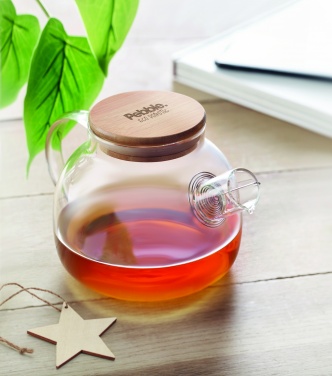 Logo trade promotional product photo of: Teapot borosilicate glass 850ml