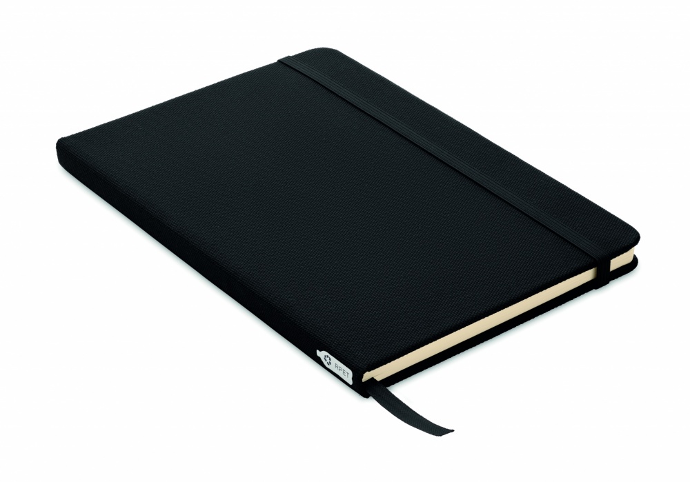 Logo trade promotional giveaways picture of: A5 RPET notebook 80 lined