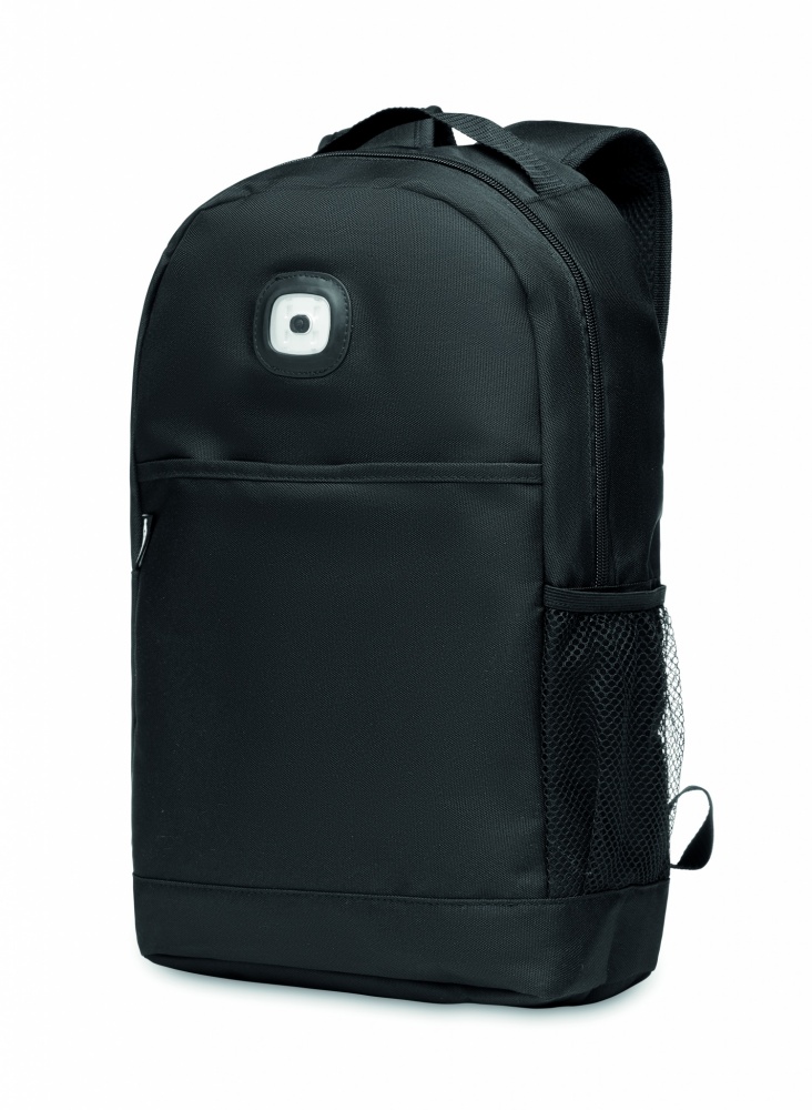 Logo trade corporate gifts picture of: Backpack in RPET & COB light