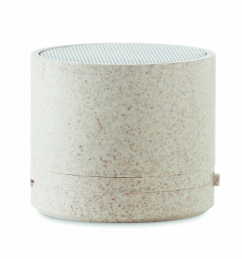 Logo trade promotional item photo of: 3W speaker in wheat straw/ABS