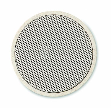 Logo trade promotional item photo of: 3W speaker in wheat straw/ABS