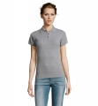 PRIME WOMEN POLO 200gr, Grey Melange 2