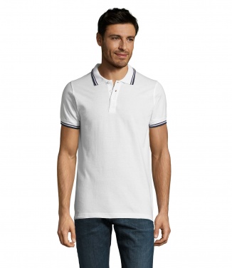 Logo trade promotional merchandise picture of: PASADENA men polo 200g