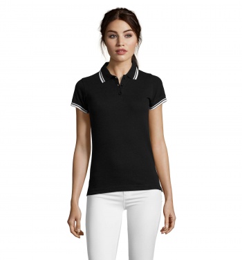 Logo trade promotional gifts picture of: PASADENA women polo 200g