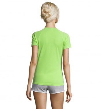 Logo trade corporate gifts picture of: SPORTY WOMEN T-SHIRT POLYES