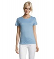 REGENT WOMEN T-SHIRT 150g, Sky Blue