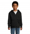 STONE KIDS ZIP HOODIE 260, Black