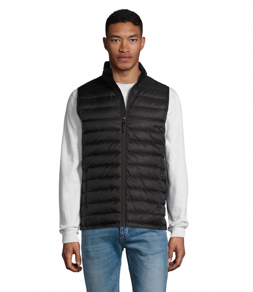 Logo trade corporate gifts image of: WILSON BW MEN BODYWARMER