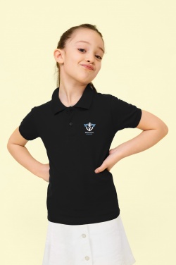 Logo trade business gifts image of: PERFECT KIDS POLO 180