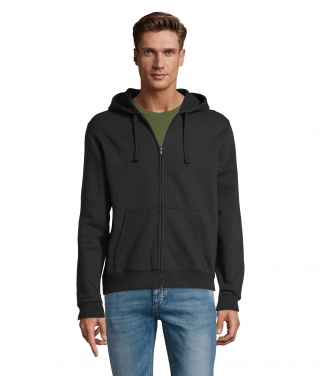 Logo trade promotional products picture of: SPIKE MEN ZIP HOODIE SWEAT