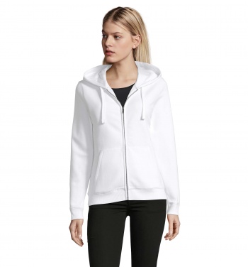 Logo trade promotional items picture of: SPIKE WOMEN ZIP HOOD SWEAT