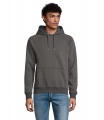 STELLAR Unisex Hooded Sweat, Charcoal Melange