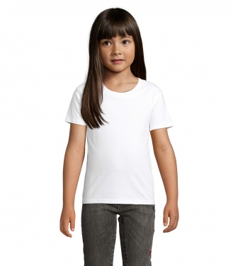 Logo trade promotional merchandise image of: PIONEER KIDS T-SHIRTORGANIC