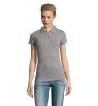 PERFECT WOMEN POLO 180g, Grey Melange 2