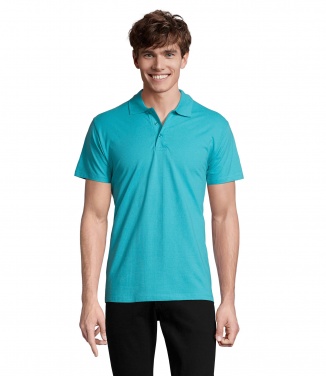 Logo trade promotional giveaways picture of: SPRING II MEN Polo 210g